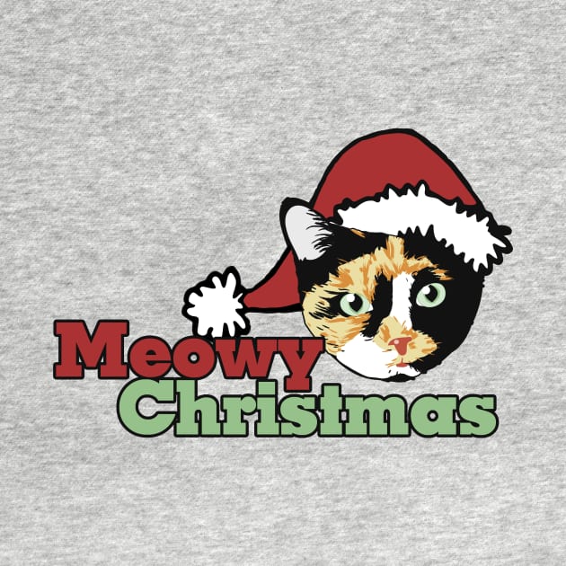 Meowy Christmas Calico cat catmas by bubbsnugg